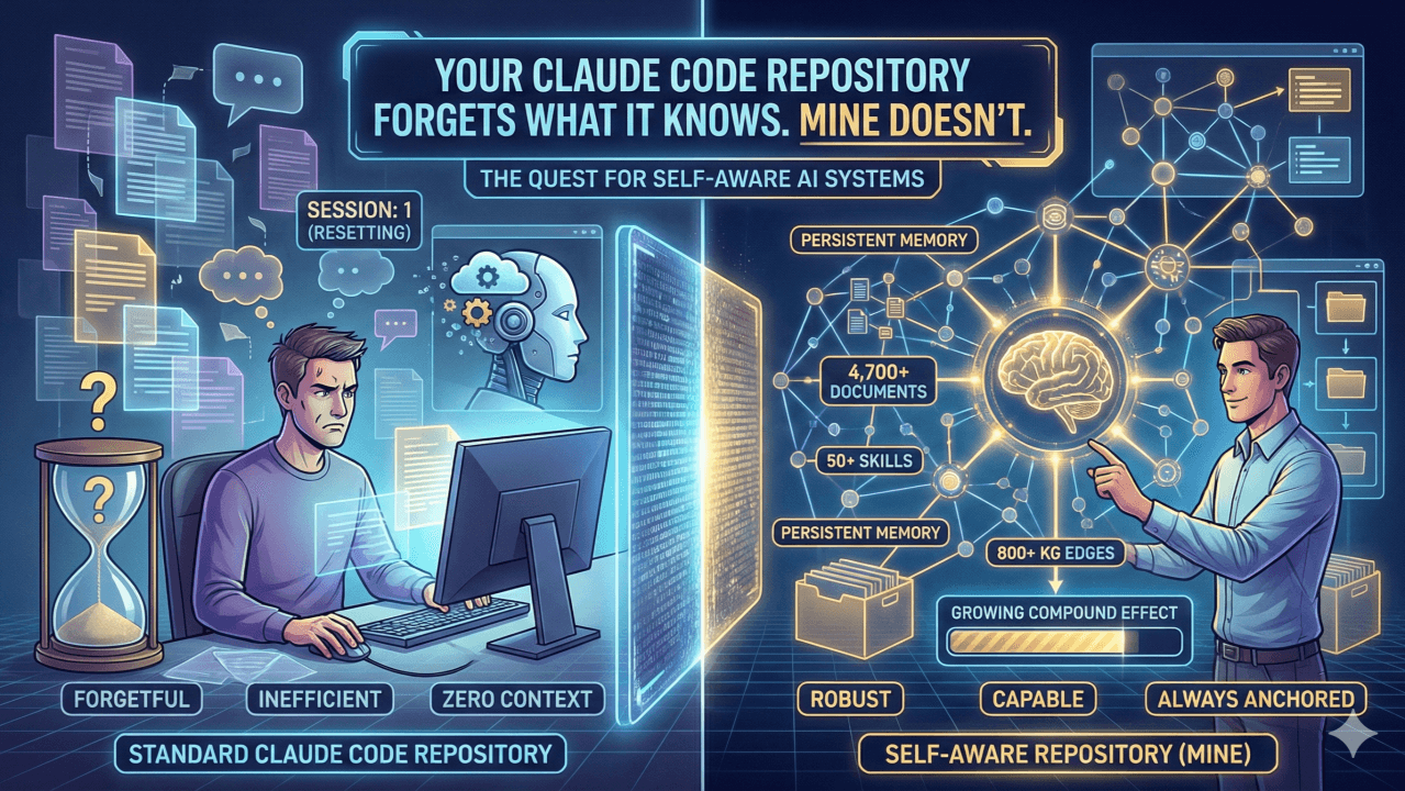 Your Claude Code Repository Forgets What It Knows. Mine Doesn't.